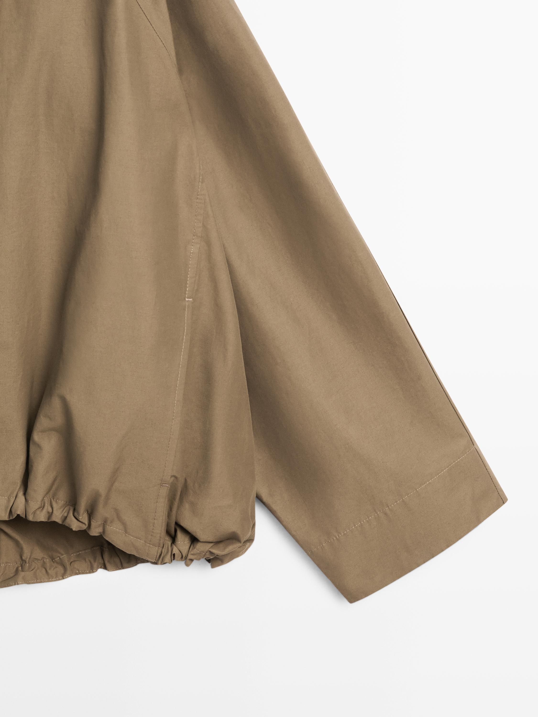 Veste bomber col montant
